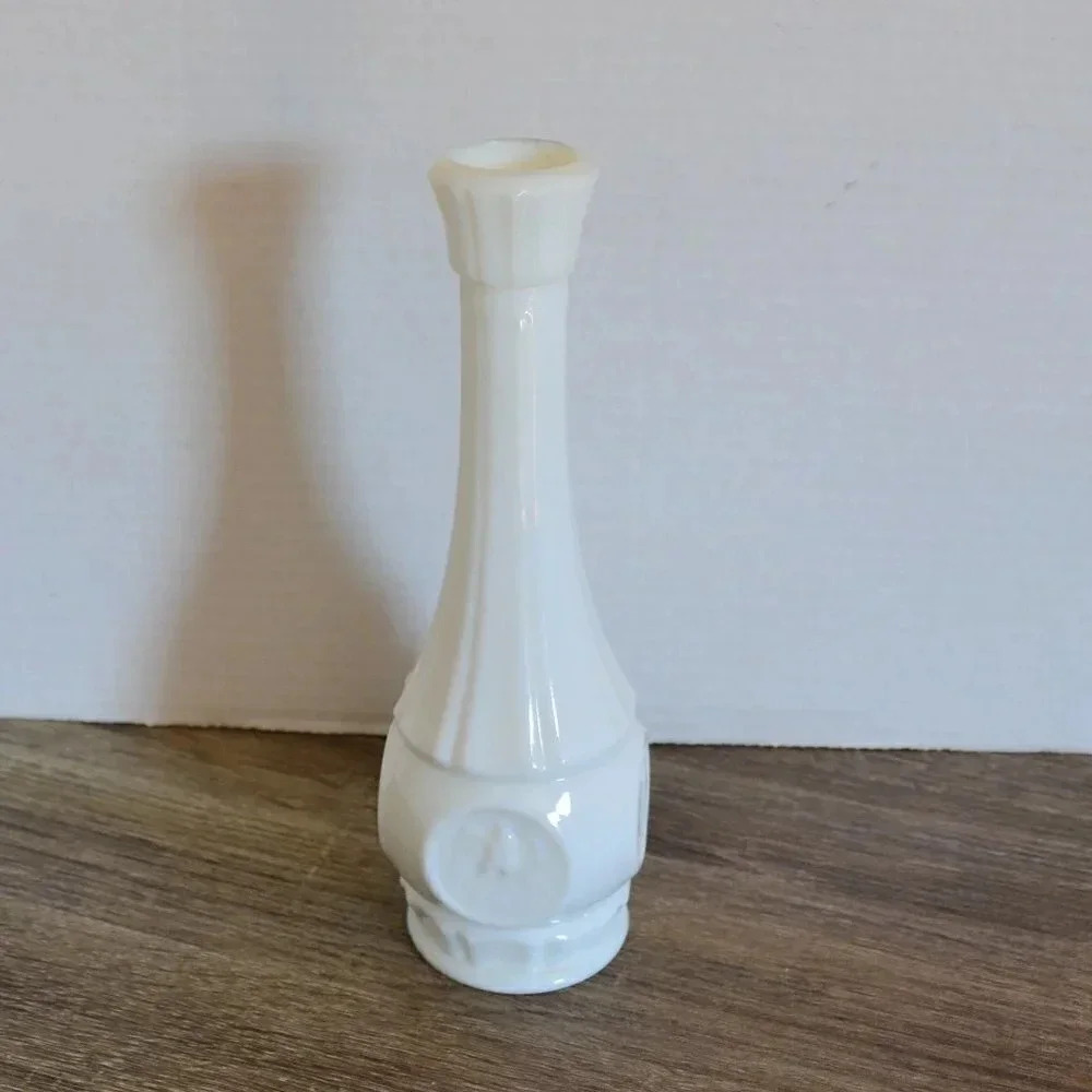 Vintage Milk Glass Eagle Vase